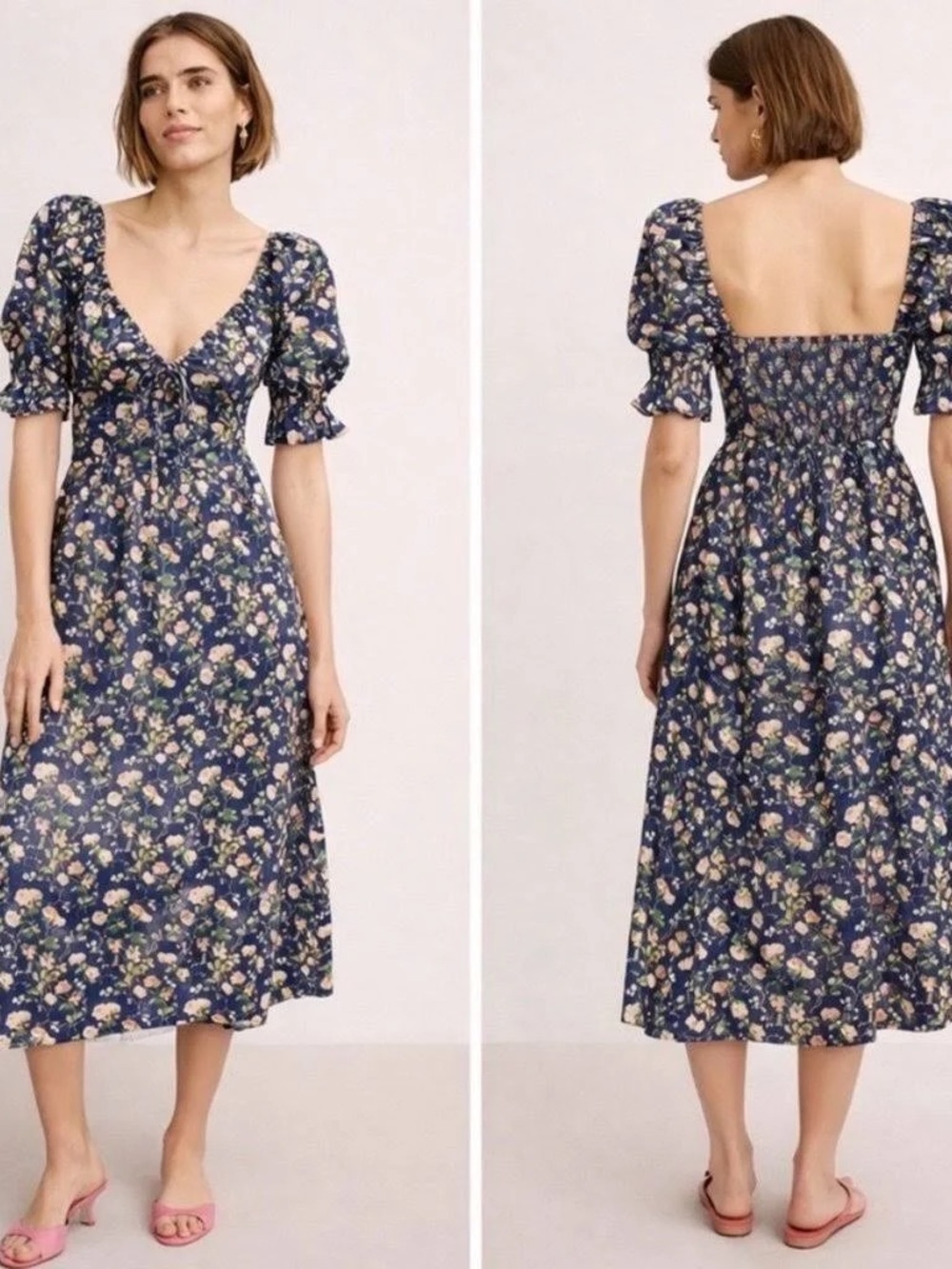 NWT! Hill House - The Ophelia Dress - Navy Bluebonnet